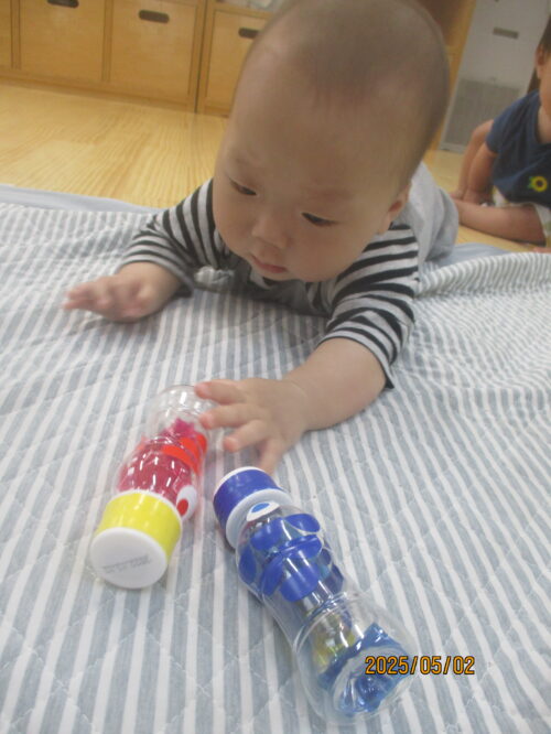 手作りおもちゃ楽しいな！（本園ひよこぐみ）