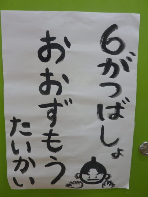 おおずもう大会6月場所開催！！（らいおん・ぞうぐみ）